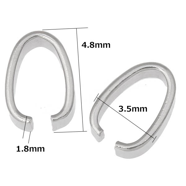 �A�N�Z�T���[�p�[�c�F4.8mmx3.5mm�X�e�����X�o�`�J��