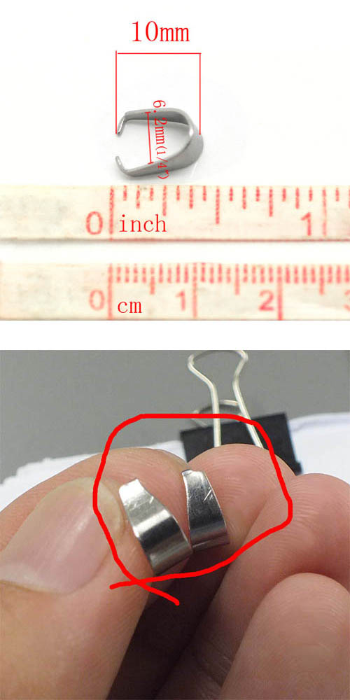 �A�N�Z�T���[�p�[�c�F [�A�E�g���b�g��A����������]10.0mmx8.0mm�X�e�����X�o�`�J��
