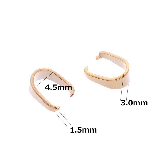 �A�N�Z�T���[�p�[�c�F7.0mmx6.0mm�S�[���h�X�e�����X�o�`�J��